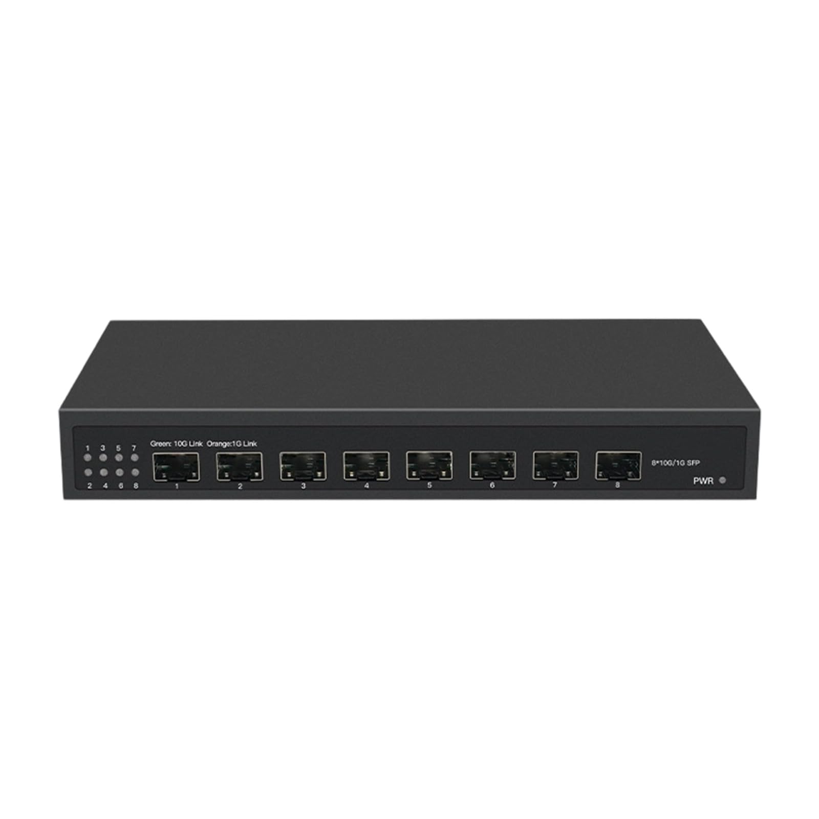 Commutazione di rete in fibra Ethernet non gestita a 8 porte 10Gbps