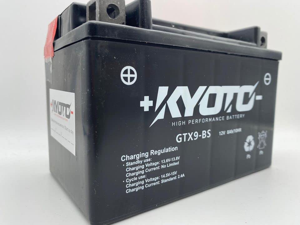 Kyoto battery GTX9-BS | Batteria di ricambio da moto per Yamaha XT E (3UW/3TB/4PT) 600 1990-2002