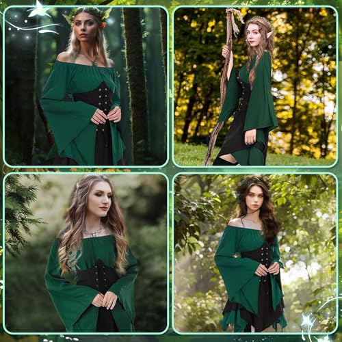 Robe renaissance elfe cosplay pour vos soirées à thème et carnaval