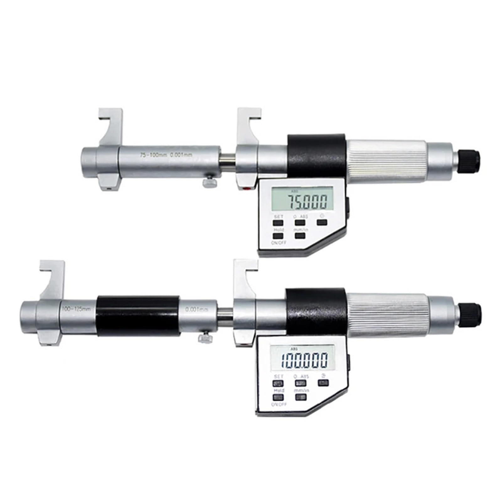 Mikrometr cyfrowy 5-30mm 25-50mm 50-75mm 75-100mm IP54 Mikrometr wewnętrzny 0,001mm mm/cal Suwmiarka elektroniczna precyzyjna(125-150mm NO Loop)