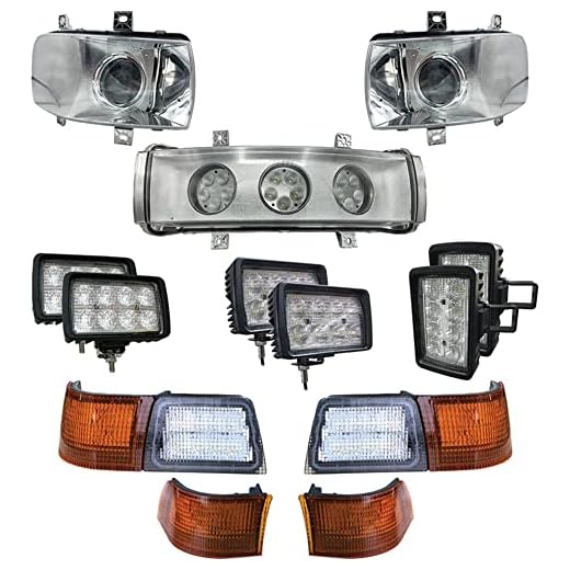 Tiger Lights CaseKit-14 12V Complete LED Light Kit Compatible with/Replacement for Case/IH Magnum 180, Magnum 190, Magnum 200, Magnum 210, Magnum 215, Magnum 220, Magnum 225 Off-Road Light