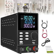 DC Power Supply Variable, Bench Power Supply with Output Switch, Adjustable Switching Regulated Power Supply 0-120 V 0-3 A with Accurate Encoder Knob,White-SPPS1203D/220V