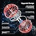 Flying Orb Ball 2024 Galaxy Cosmic Globe UFO Boomerang Hover Ball Galatic Fidget Spinner Mini Drone Cool Toys Birthday Gift Ideas for 6 7 8 9 10+ Year Old Boys Girls Teens Indoor Outdoor(Red)