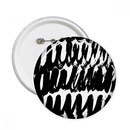 Vêtements tristes ? Broches rondes badge bouton courbe 5pcs M