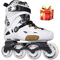 Soy Luna Patines Profesionales WENLI Ajustable Patines En LíNea Zapatos de Rodillos de Profesional Patines Patines Patines en línea de Slalom Velocidad Patines en línea de Patinaje Libre Patines deslizantes