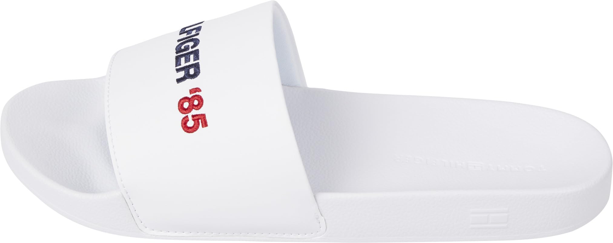 Tommy Hilfiger, Men, Hilfiger 85 Pool Slide, Slide, White, 6.5