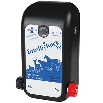 Premier 1 IntelliShock 10 AC/DC Fence Energizer, 1 Joule