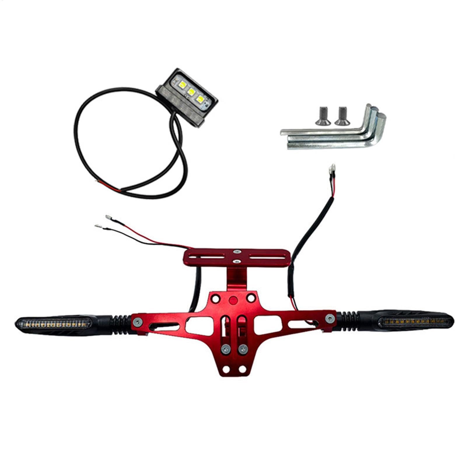 Eclairage de plaque d'immatriculation moto Teksome avec clignotants LED complet - 8