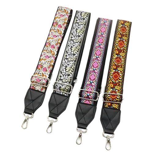 LEMEDE Adjustable Bag Strap for Women, 2" Wide, Vintage Embroidery Strap, Compatible with Purses and Handbags4