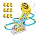 Little Duck Track Rutsche Spielzeug, Elektrische Little Duck Track Rutsche Spielzeug, für Kleinkinder Jungen Mädchen (Yellow)