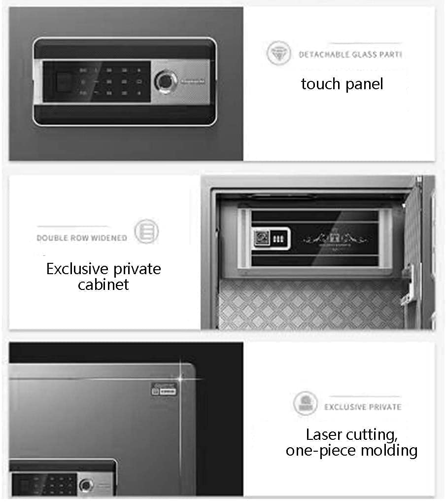 Caja fuerte ignífuga, resistente al agua, caja fuerte digital para dinero, joyas, documentos, seguridad, caja fuerte para el hogar, caja fuerte, caja fuerte digital para dinero, joyas, documentos, seg