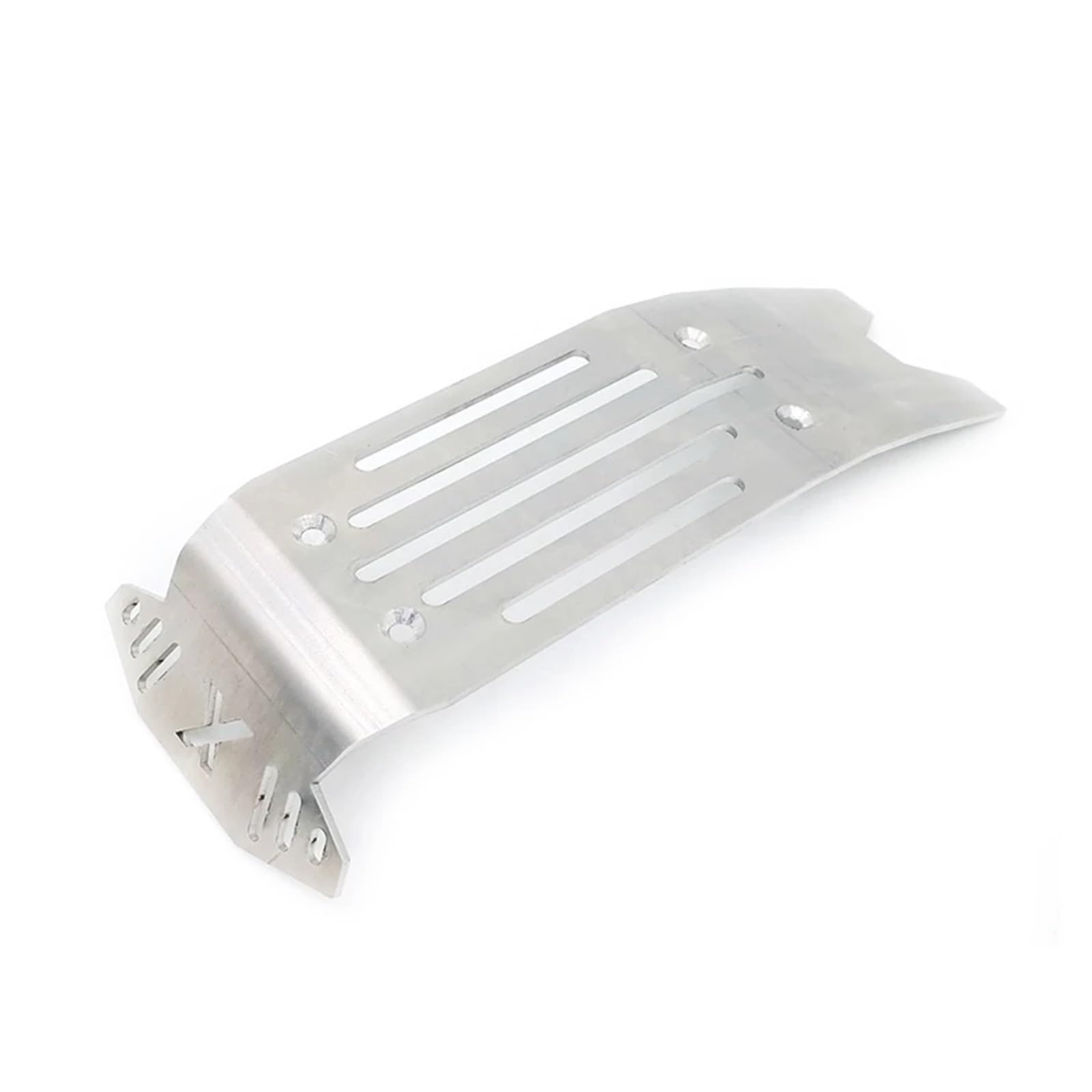 para Traxxas para X-MAXX XMAXX 1/5 5 Uds Protector De Placa Deslizamiento Chasis Delantero Y Trasero Acero Inoxidable Piezas Mejora Coche RC Camión RC Reemplazar Accesorios