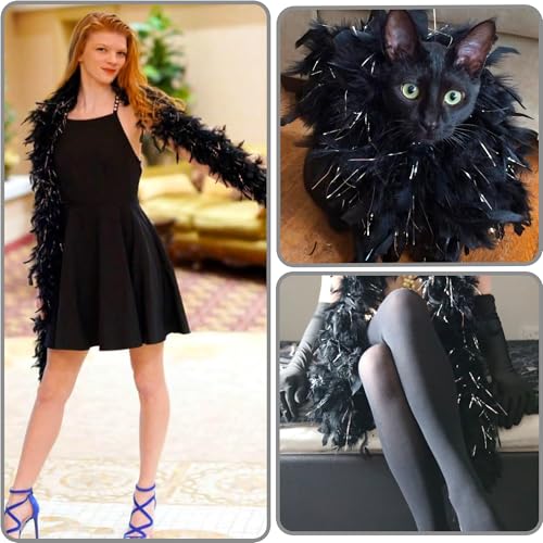 Sogugom Black With Gold Tinsel Boas thumb #5