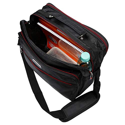 Christian Wippermann Stappy schoudertas werktas herentas zwart liggend formaat, zwart - Image 5