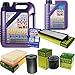 Produktbild QR-PARTS 69343941 Filter Set Inspektionspaket 6 Liter Motoröl Leichtlauf High Tech 5W-40 MANN-FILTER Innenraumfilter Kraftstofffilter Luftfilter Ölfilter