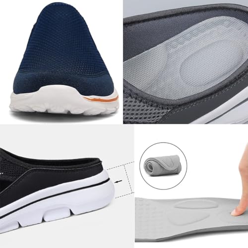 Men's and Women's Orthopaedic Sports Sandals - Comfortable and Breathable Arch Support Sandals for Active Lifestyles(Light Grey Pink,42)3