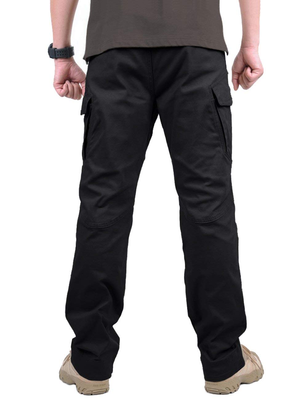 MAGCOMSEN Herren Cargo Hose Army Combat Baumwolle Militär Hose mit Multi Taschen Funktionshose