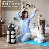 PhysKcal Zestaw krótkich hantli neoprenowych, zestaw hantli z wytrzymałą | Idealny do treningu siłowego w domu, niezbędn