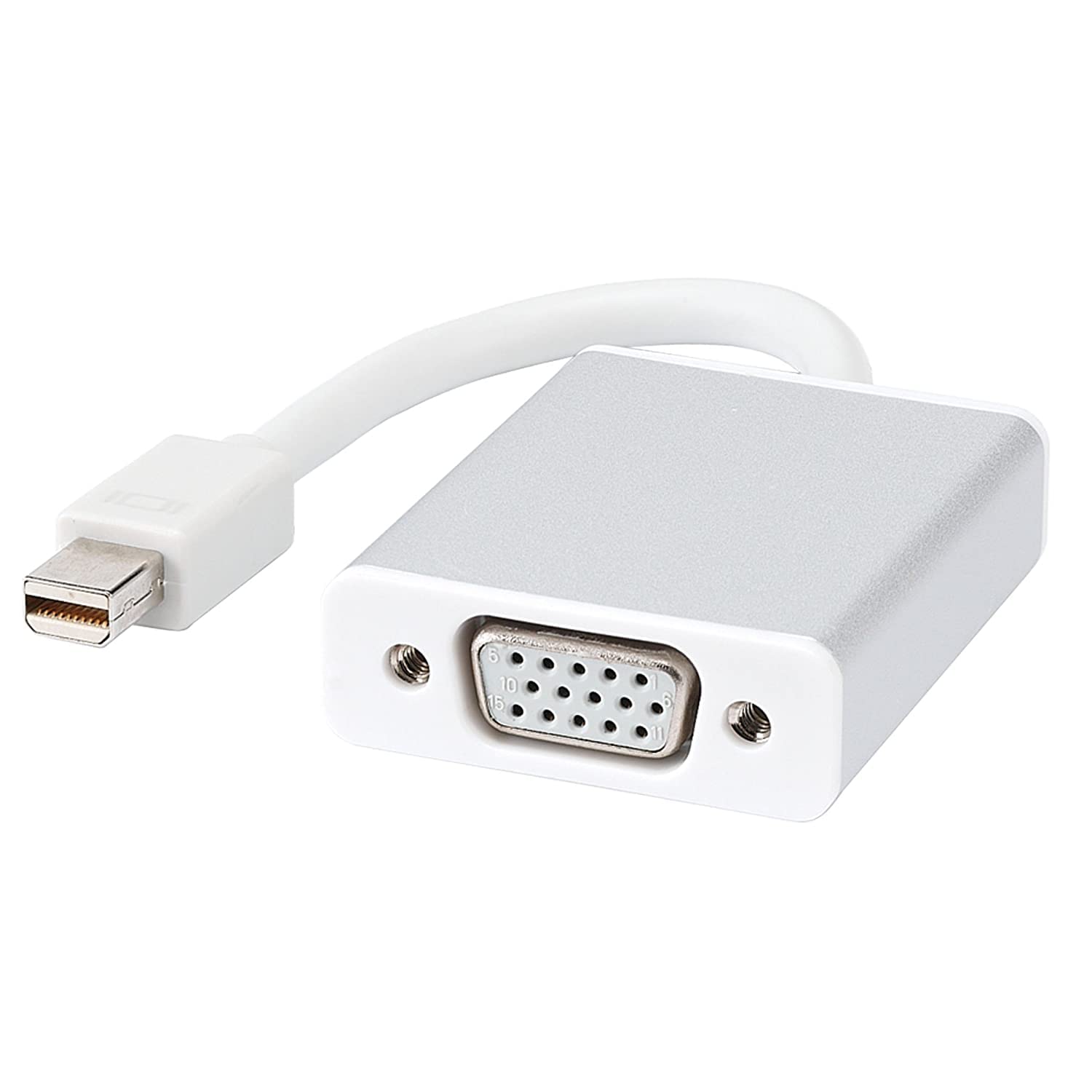 Technines Mini Displayport to VGA Female Adapter (White)