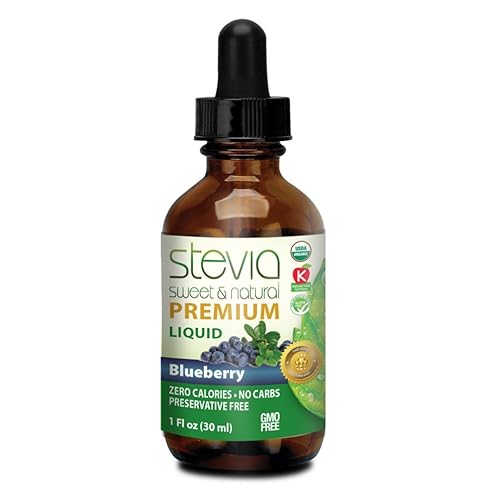 Simply Liquid Stevia Blueberry Stevia International 1 oz Líquido