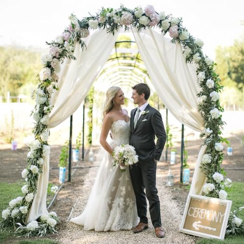 Image of Special You Round Arch Balloon Stand for Decoration, Decoration Stand for Backdrop for Pooja, Decorative Stand for Backdrop with 2 Water Bags for Support, Backdrop Stand for Photography