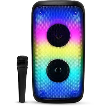 Caixa De Som Bluetooth Portátil E Potente com Entradas Usb, Microfone e Micro SD Rádio Fm Caixinha de Som Grande com Excelentes Graves