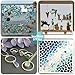 QYGL Sea Glass Stones - Colorful Frosted Glass Pebbles Gemstones - Perfect for Aquarium Rocks, Fish Tank Gravel, Vase Fillers, DIY Crafts, and Home Decor (0.9LB/14oz)