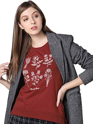 Image of VERO MODA Women's Cotton Round Neck Sweatshirt