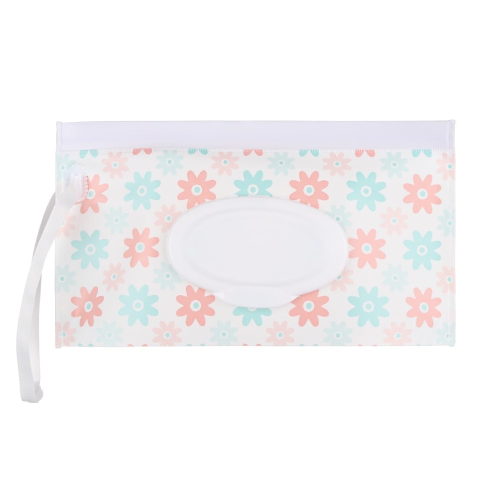 1Pc Wet Wipes Bag Portable Flip Cover Snap-Strap Cosmetic Pouch Tissue Box Outdoor Carrying Case Accessories(Style 1-13)