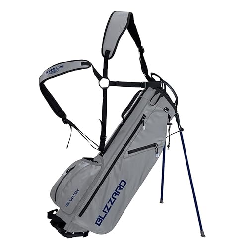 Skymax Blizzard - Bolsa con Soporte de 17.8 cm, Color Gris/Azul Marino