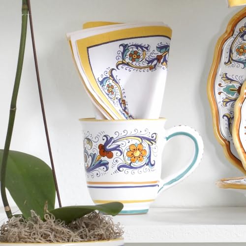 Mug Cerámico Pintado a Mano Sur La Table 16 oz miniatura 4