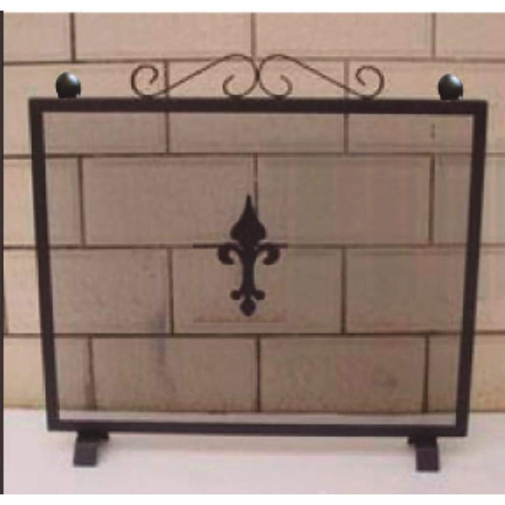 SALVACHISPAS CHIMENEA VIVAHOGAR 1 PANEL IBERO FLOR LYS HIERRO 77X60CM VH62793