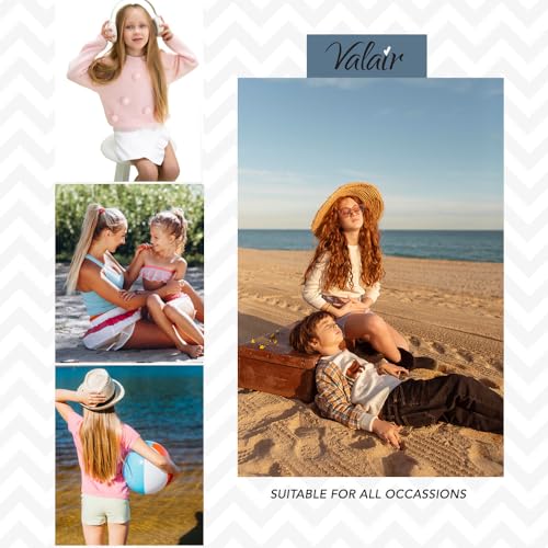 Valair Kids' Cotton Underwear Panties 3-Pack - Soft, Full-Cut Briefs for Little and Teen Girls 6