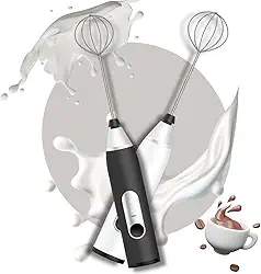 Mini mixer elétrico portátil recarregável com 3 velocidades. Ideal para bebidas, ovos e receitas rápidas. Inox, sem fio e USB – Qualidade Premium LNSTORE