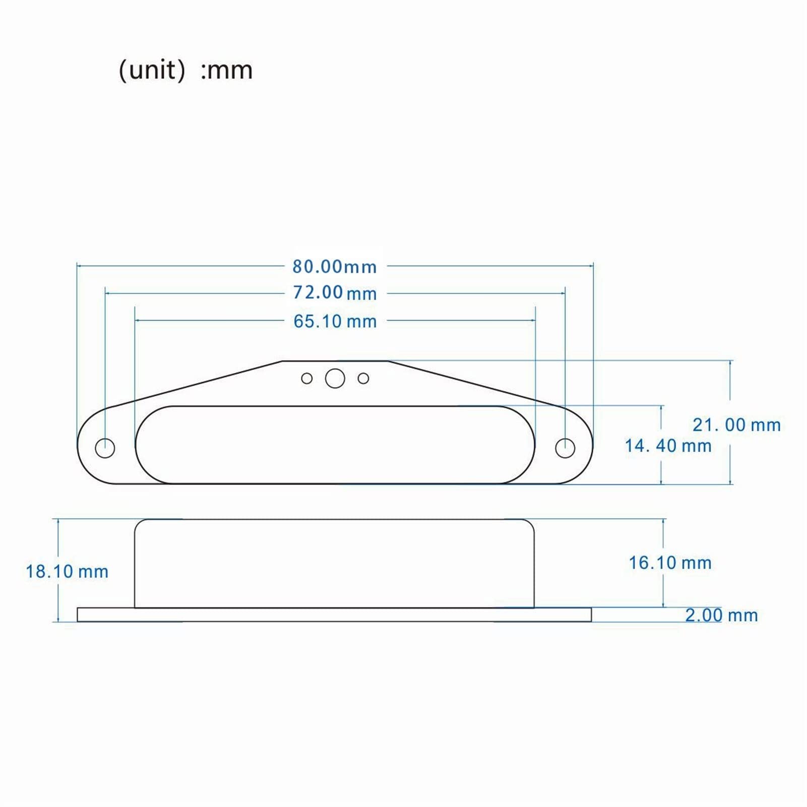Humbuckers Alnico 5 Single Coil Guitar Guitar Cickup Rickup para Cuello De Oro para TL Sonido De Guitarra Cálida