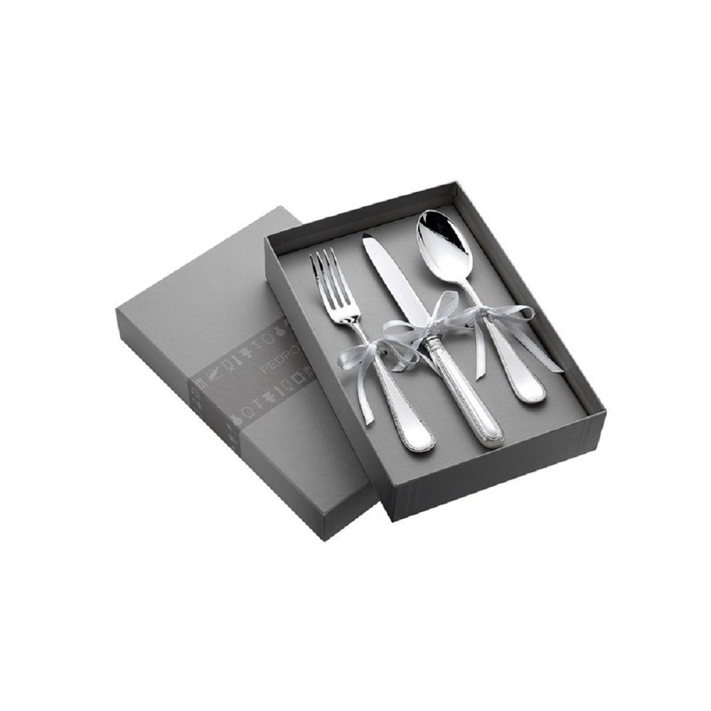 Set tres cubiertos Perlas de Pedro Durán