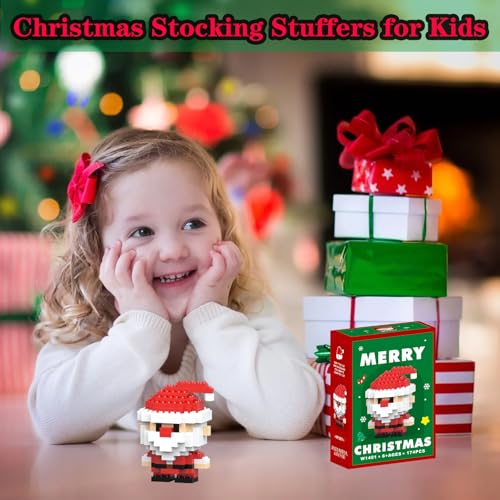 Image of Christmas Santa Claus Building Micro Blocks Set Compatible with Lego Christmas Advent Calendar 2026 Stacking New Toys Holiday Present Box New Year Xmas Gifts for Kids and Adults (Santa Claus)