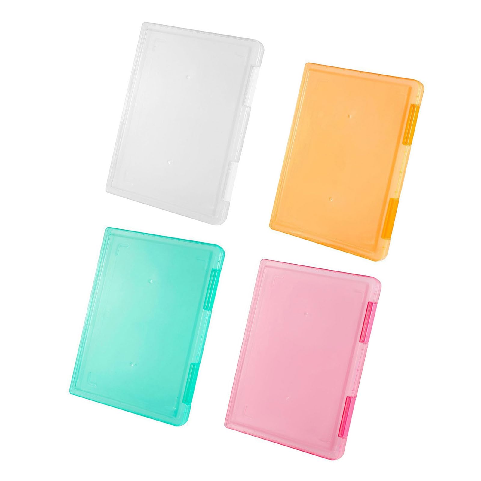 Boîte de rangement empilable pour documents format A4 et dossiers de bureau - 8