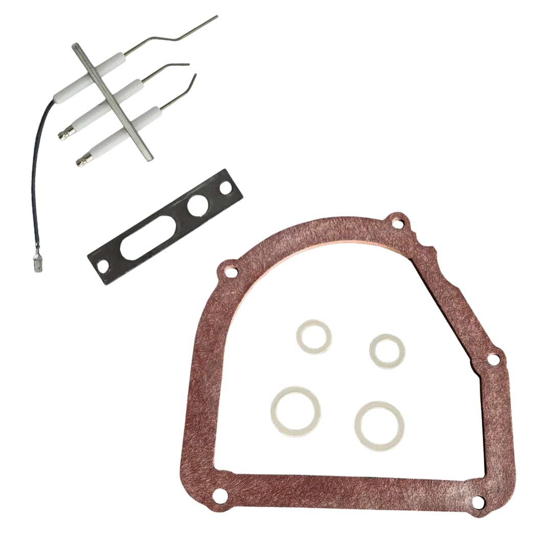 Aspares As Per Image Boiler Burner Gasket & Ignition Electrode – Compatible With Main Combi Eco Series – 5130582 & 5130293