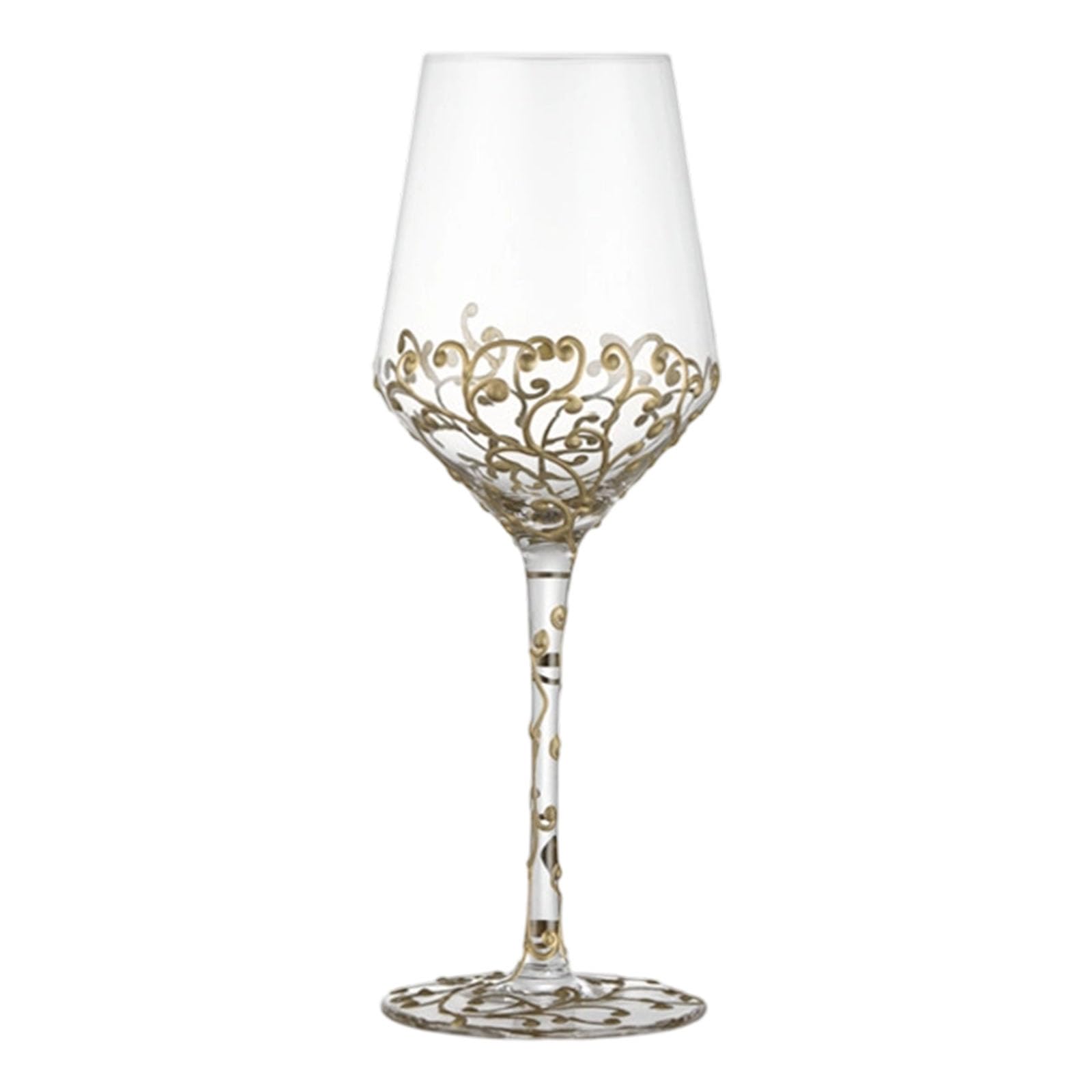 alloneslife Artisanal Wine Goblets Set of 1 Premium Drinking Cups Traditional Barwares Set for Fine Beverages Art Decoration Beverage Cup
