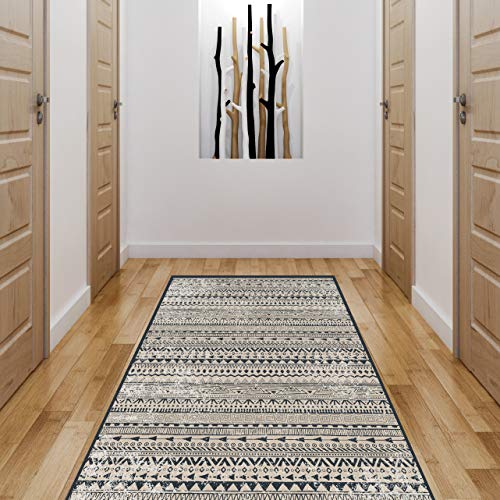 Tapete Boho Deerlux para Sala, 2.5 x 6.5 pies miniatura 2