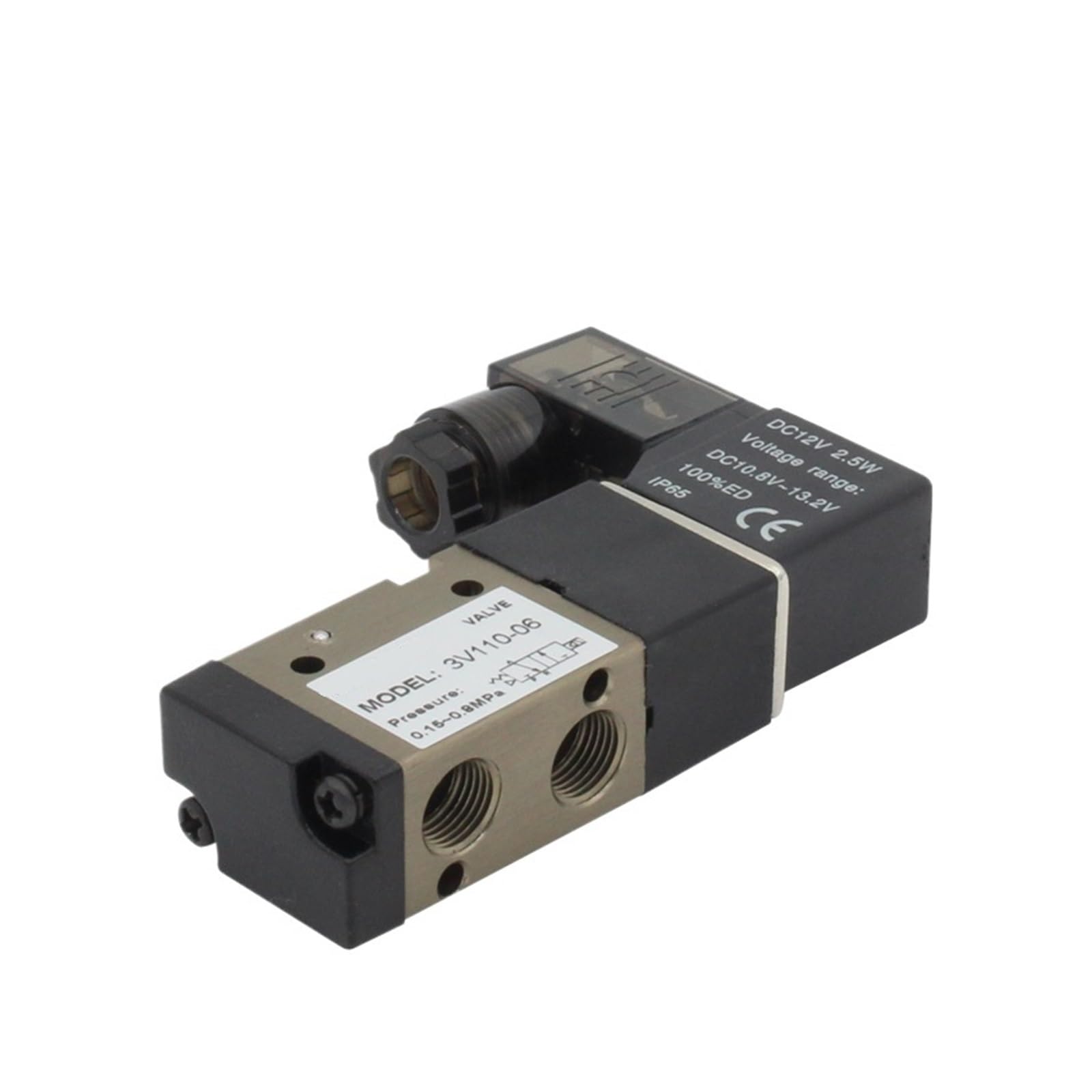 Électrovanne pneumatique 3V110-06 pour réparer un circuit d'air comprimé fuyant