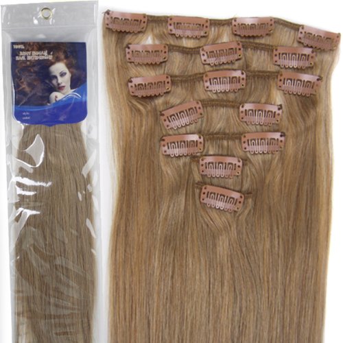 18''7pcs Remy Clip in Human Hair Extensions 16 in New Hot Sale for Women's Beauty Assories 70g