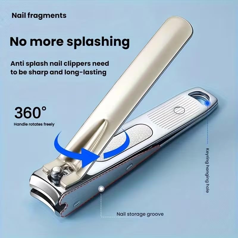 10-Piece Nail Clippers Kit Complete Manicure Pedicure Tools Set for Women Includes Ear Digging Spoon Travel-Friendly Grooming Kit — view 7