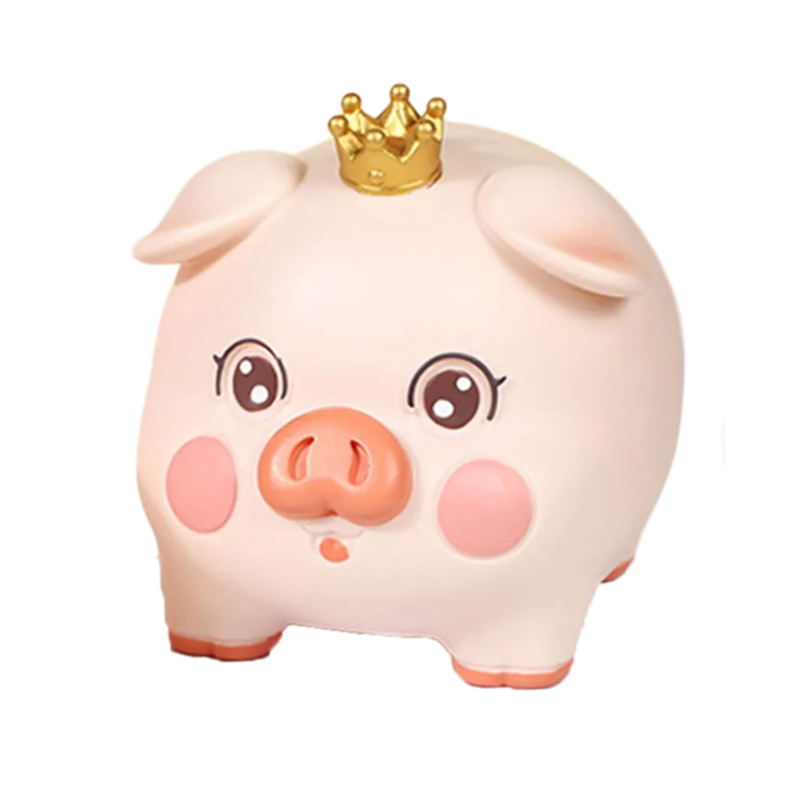 Tsophreniq Decorative Cartoon Animal Statue Saving Jar Money Management Holder for Children Teens Unbreakable Coin Piggy Banks Coin Banks