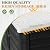 Greesum Outdoor Resin Storage Shed, 34 Cu.ft Horizontal Outdoor Storage Box Waterproof for Garden, Pool Storage, Black
