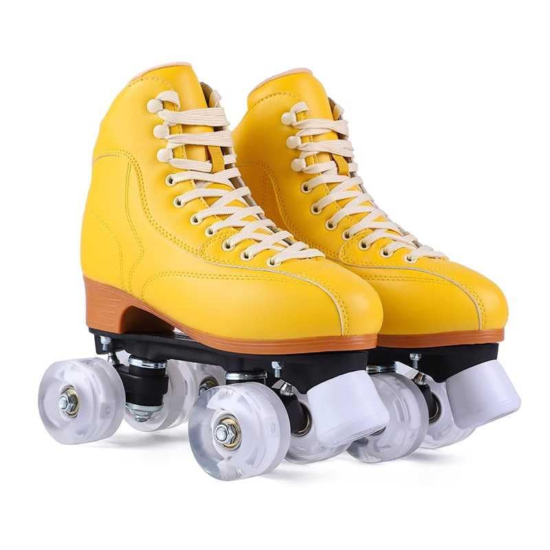 XNEOPP Patines para Niñas Y Mujeres para Patinaje Interior Y Exterior - Patines para Principiantes con Ruedas Luminosas Niños, Adolescentes Y Adultos