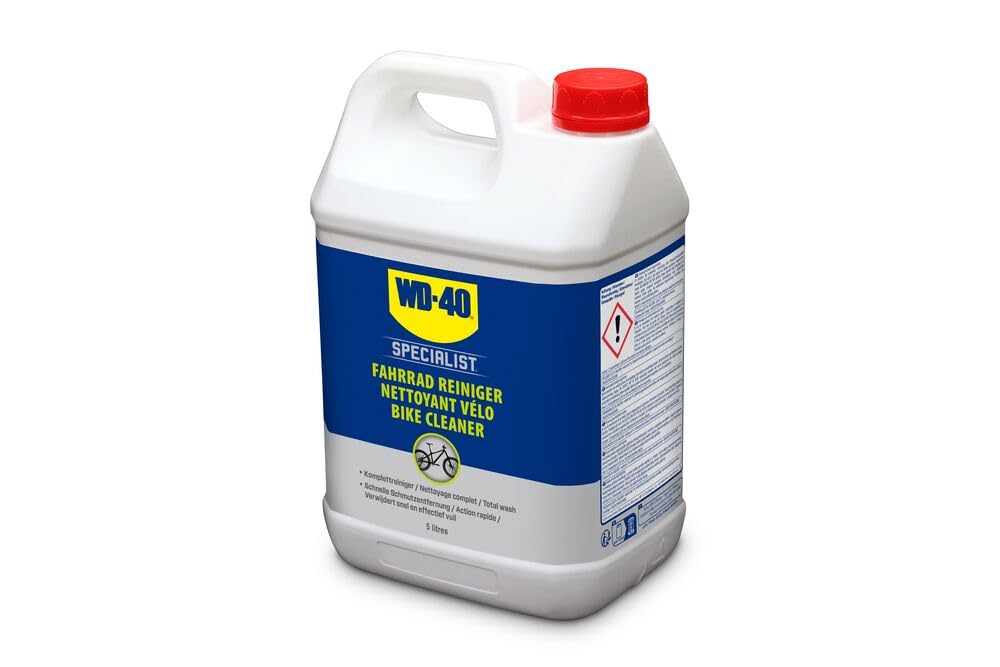 WD-40 Specialist Fahrrad Reiniger 5L – Universeller Bike Cleaner für die Entfernung von Schmutz, Öl und Fett auf Fahrrädern und anderen Oberflächen, sorgt für gründliche Pflege aller Fahrradtypen
