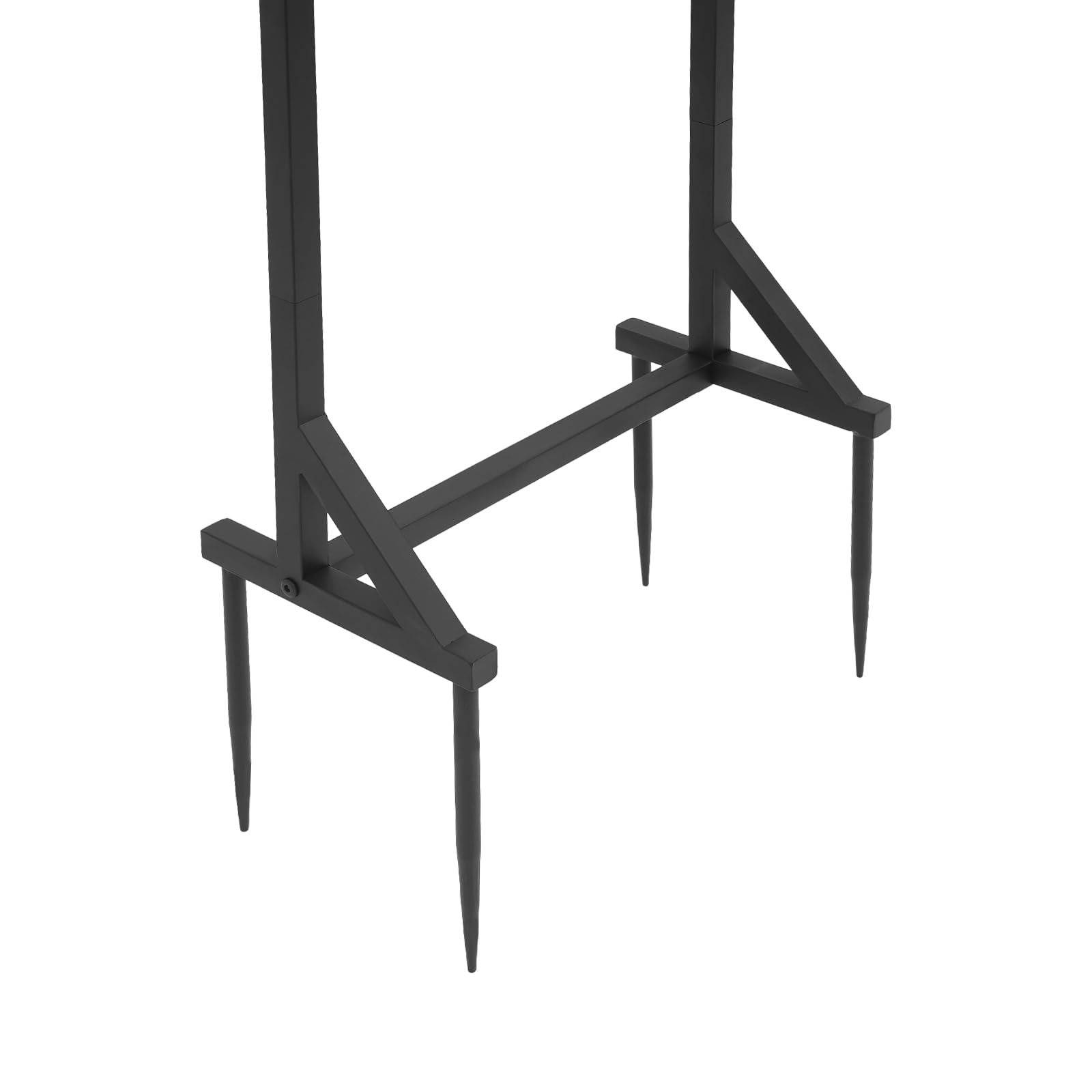 Supporto per tubo da giardino autoportante, in metallo, 106 cm
