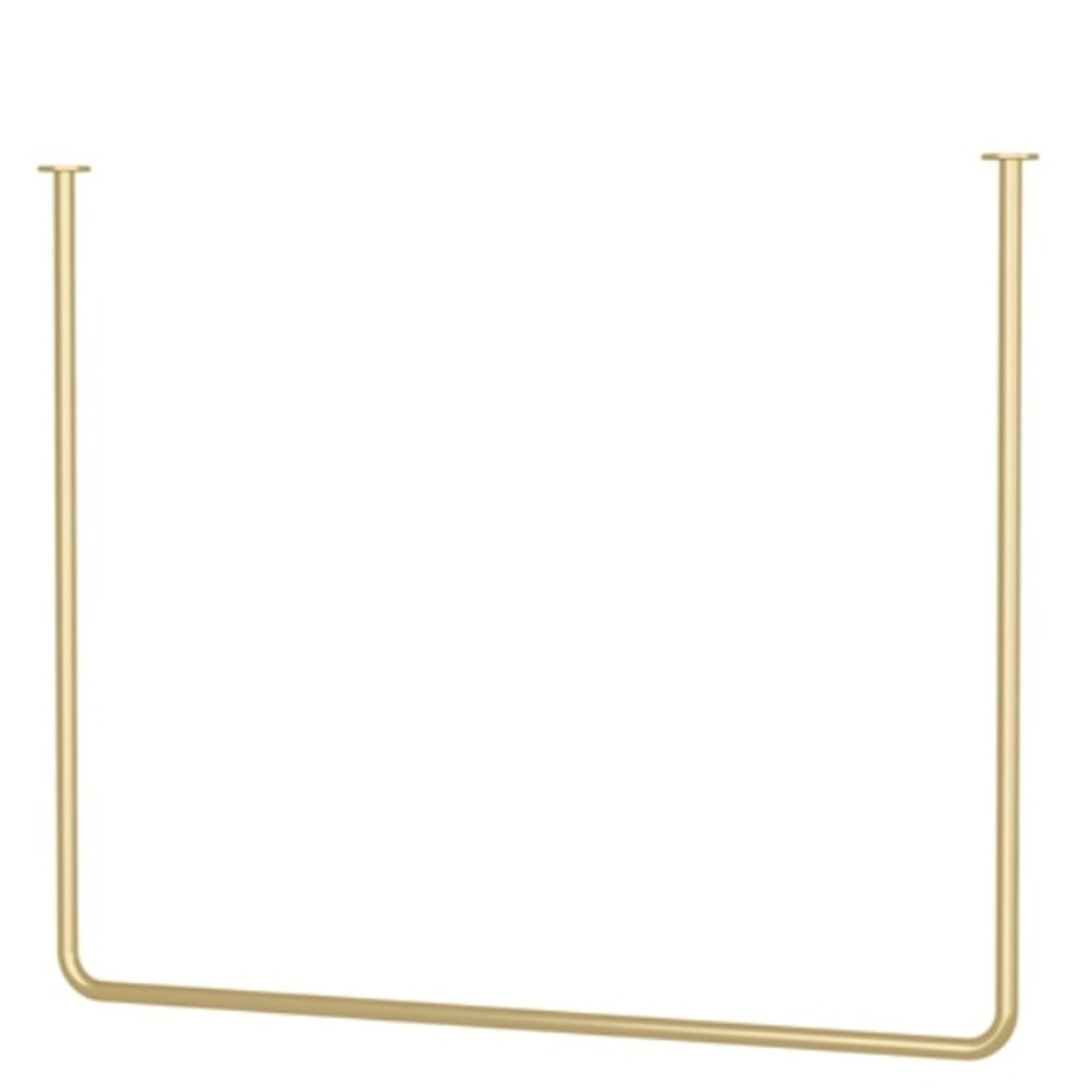 Clothing Display Rack, Ceiling Storage Rack, Bridal Shop Shelf Hanging Rack, can Load 40kg(Golden-150cmx100cm